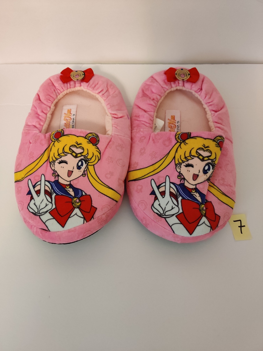Sailor Girl Pink Plush Adult XL One-Piece Slippers